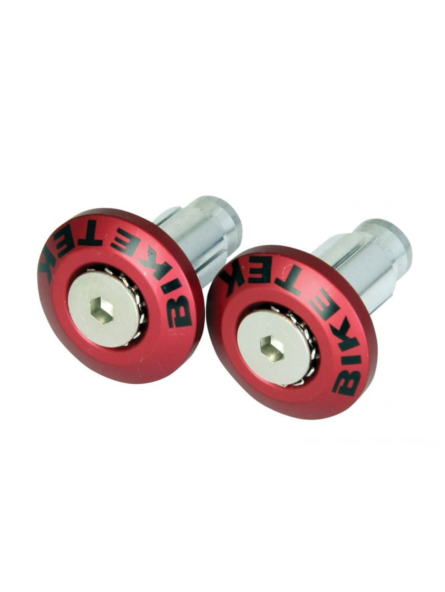 Bike It Red 13mm & 18mm Flush Bar Ends Aluminium Cycleworld